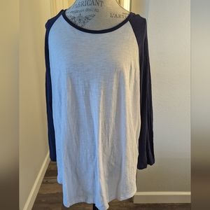 Plus Size Old Navy Raglan T-shirt XXL